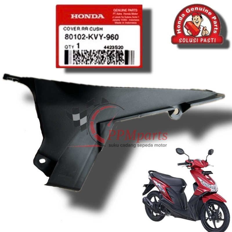80102-KVY-960 Cover tutup shock breaker shockbreaker belakang Honda beat karbu old lama
