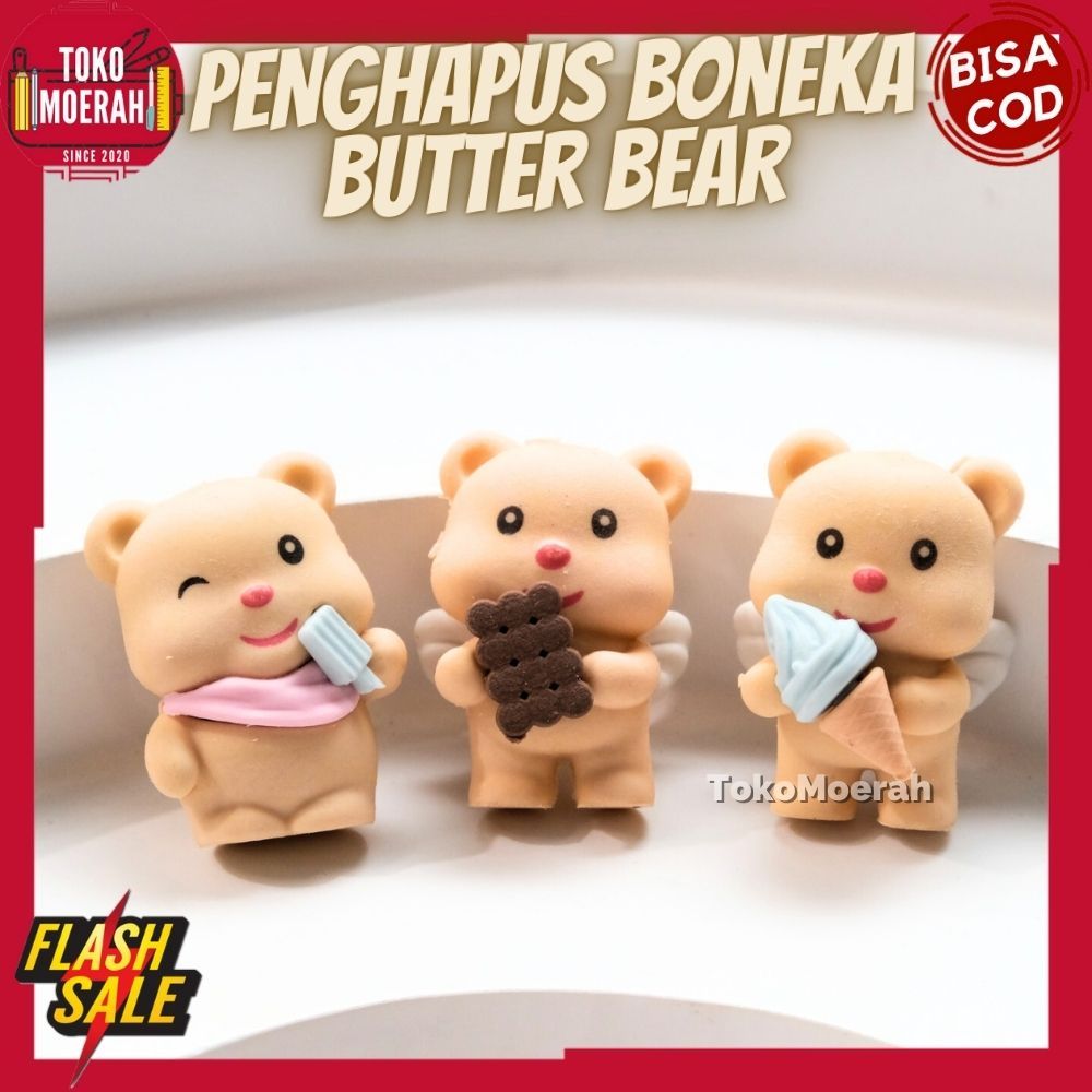 

PENGHAPUS BONEKA BUTTER BEAR LUCU IMUT PENGHAPUS PENSIL KARET MINIATUR BUTTER BEAR BERUANG IMUT PENGHAPUS BONEKA 3D TIMBUL BUTTER BEAR TOKOMOERAH88