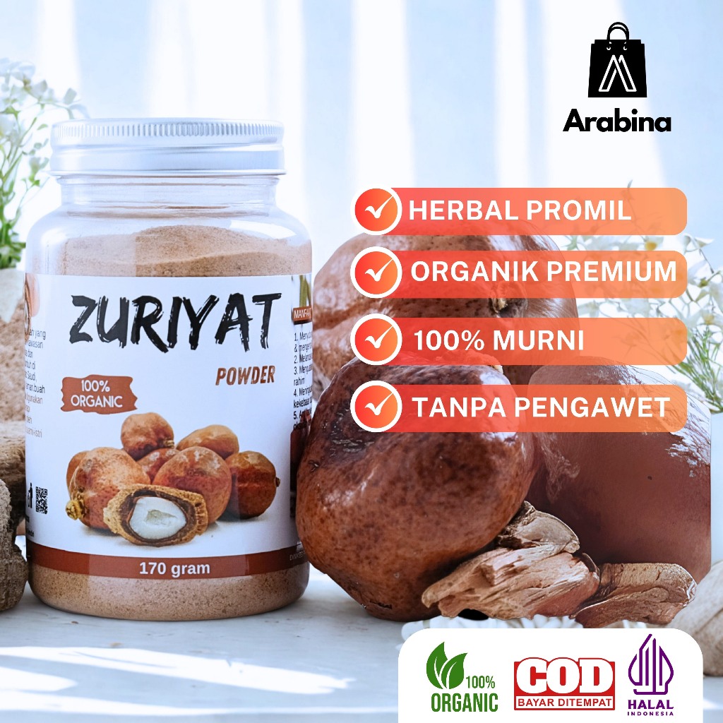 

Arabina Paket Herbal Promil Serbuk Zuriat 100% Murni Original