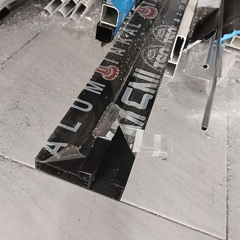 framelist handle alumunium untuk engsel sendok,ukuran 100cm dan 50cm