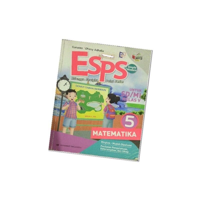 BUKU CETAK ESPS MATEMATIKA BEKAS KELAS 5 - KURIKULUM 13 (K13)
