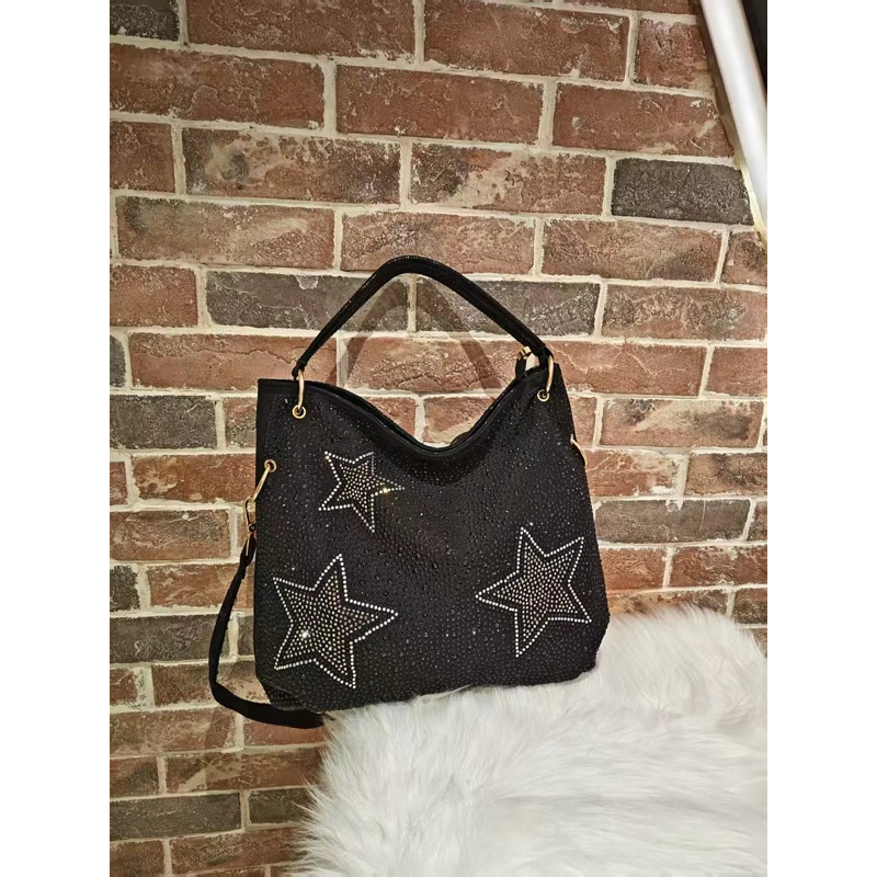 1855 BINTANG tas selempang wanita motif bintang cantik tas shoulder wanita premium