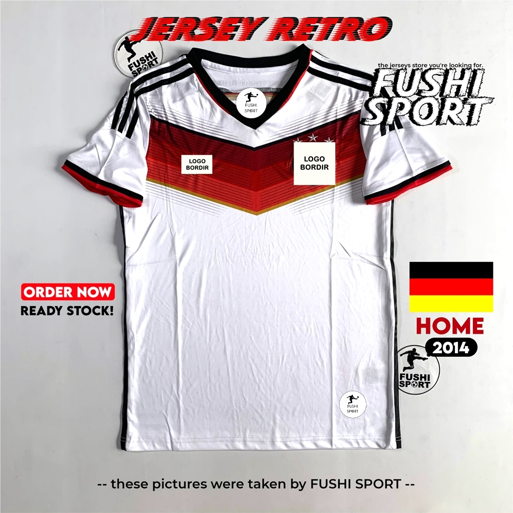 RETRO | Jersey Baju Bola Jerman Home 2014