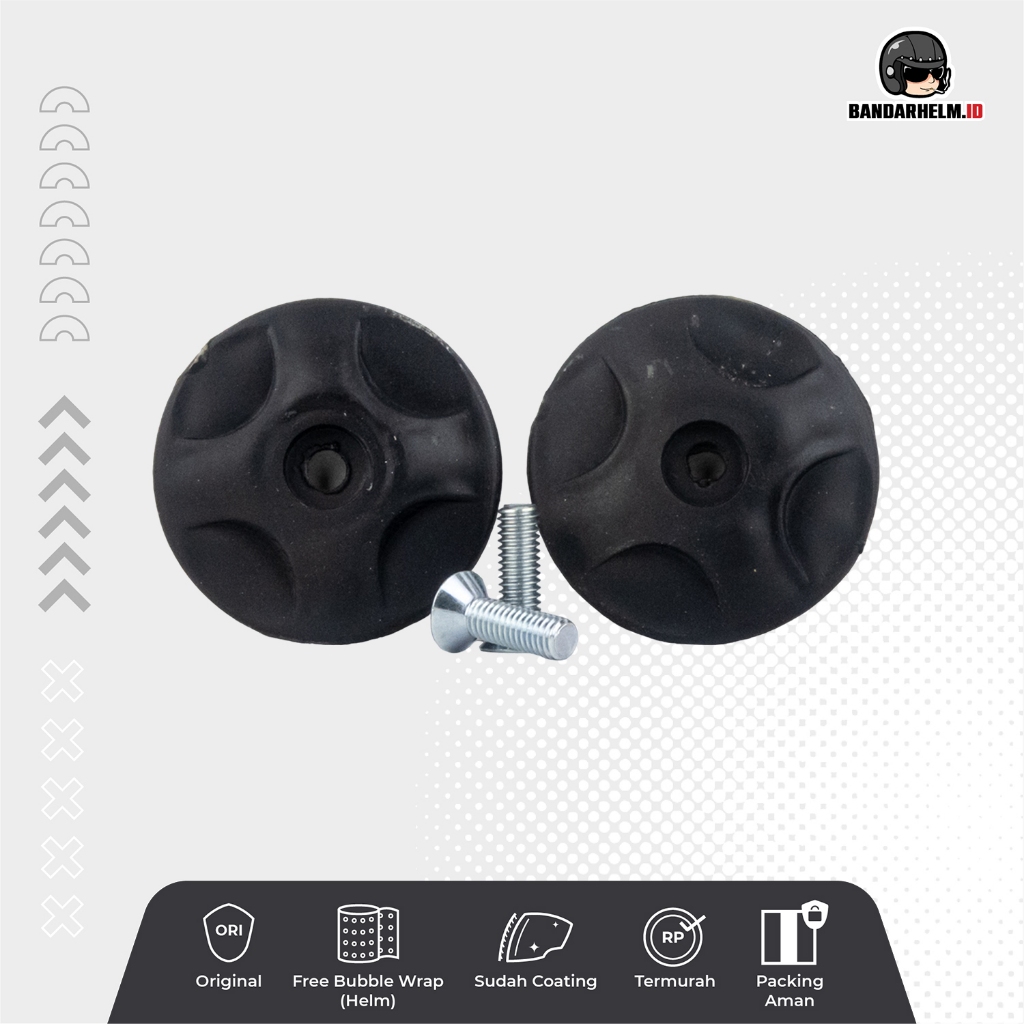 Baut + Kuncian helm KYT 2 Vision (BULET)