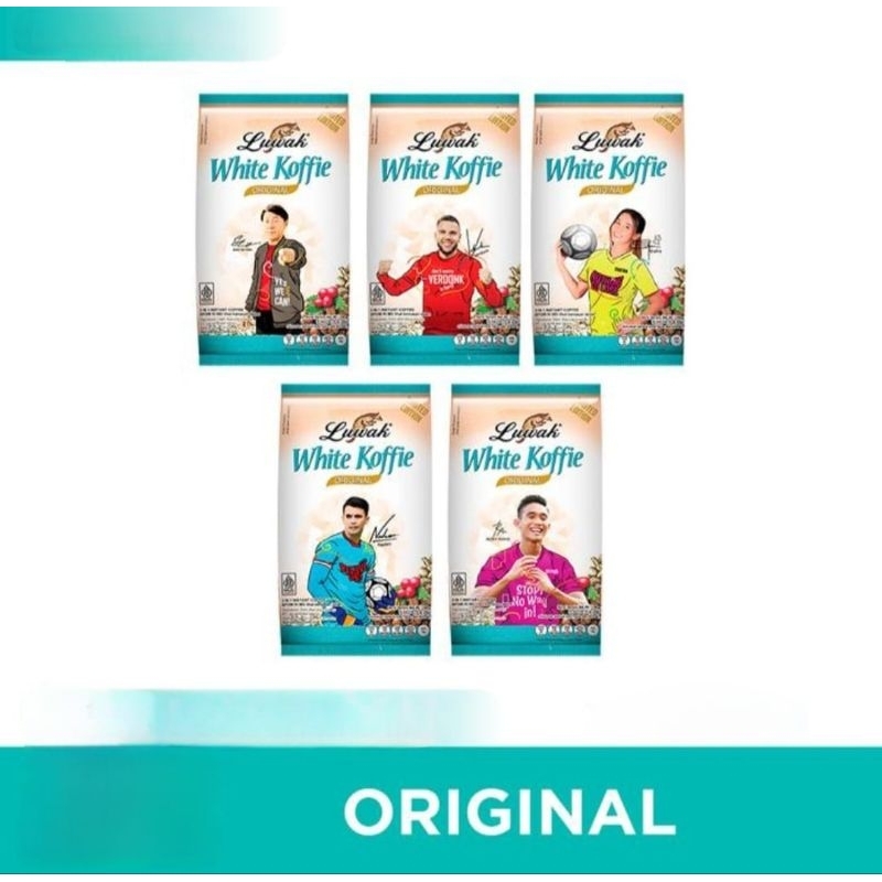 

Luwak White Koffie Original Bag 9 Sachet x20gr