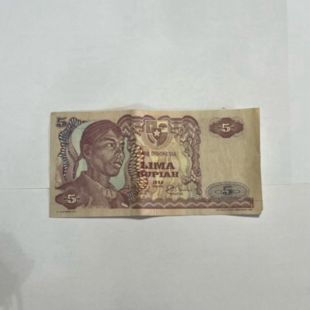 Koleksi Uang Kuno 5 Rupiah Tahun 1968