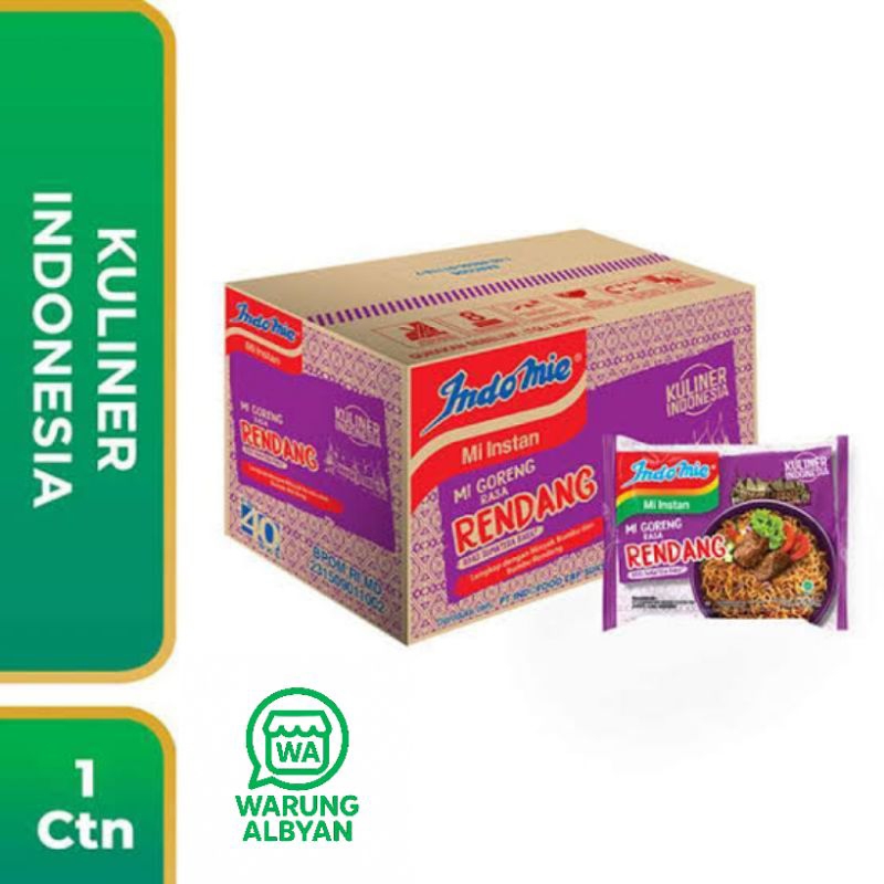 

INDOMIE GORENG RENDANG 1 DUS