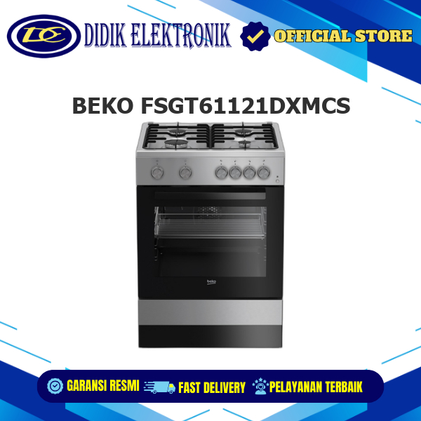 BEKO FSGT61121DXMCS FREESTANDING KOMPOR LISTRIK OVEN  FSGT61121DXMCS FSGT-61121DXMCS