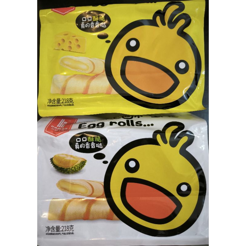 

KAMAN EGG ROLL KEJU DURIAN 218 gram ISI 10 PCS