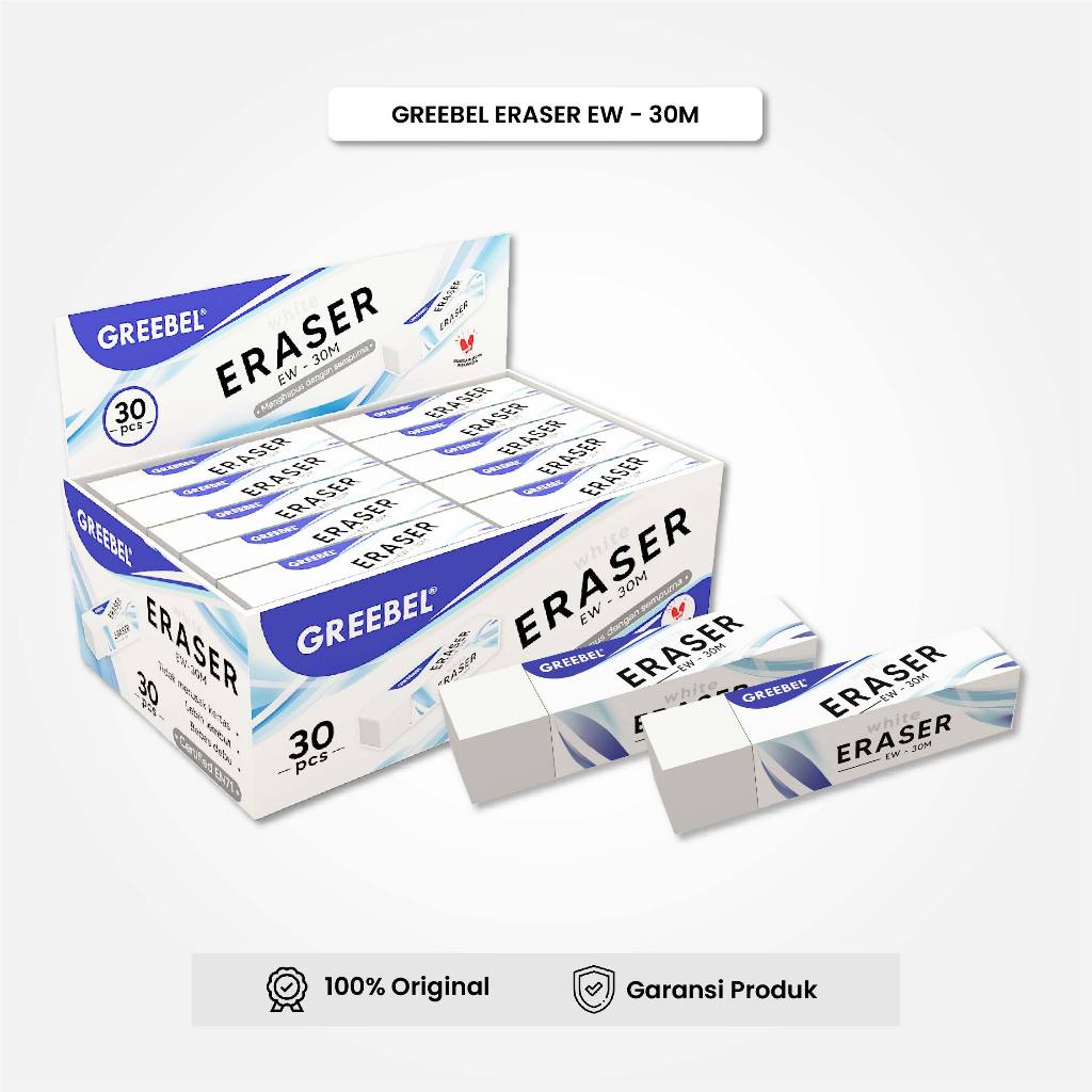 

GREEBEL Eraser Hapusan Pensil EW-30M (PCS) Penghapus Pencil