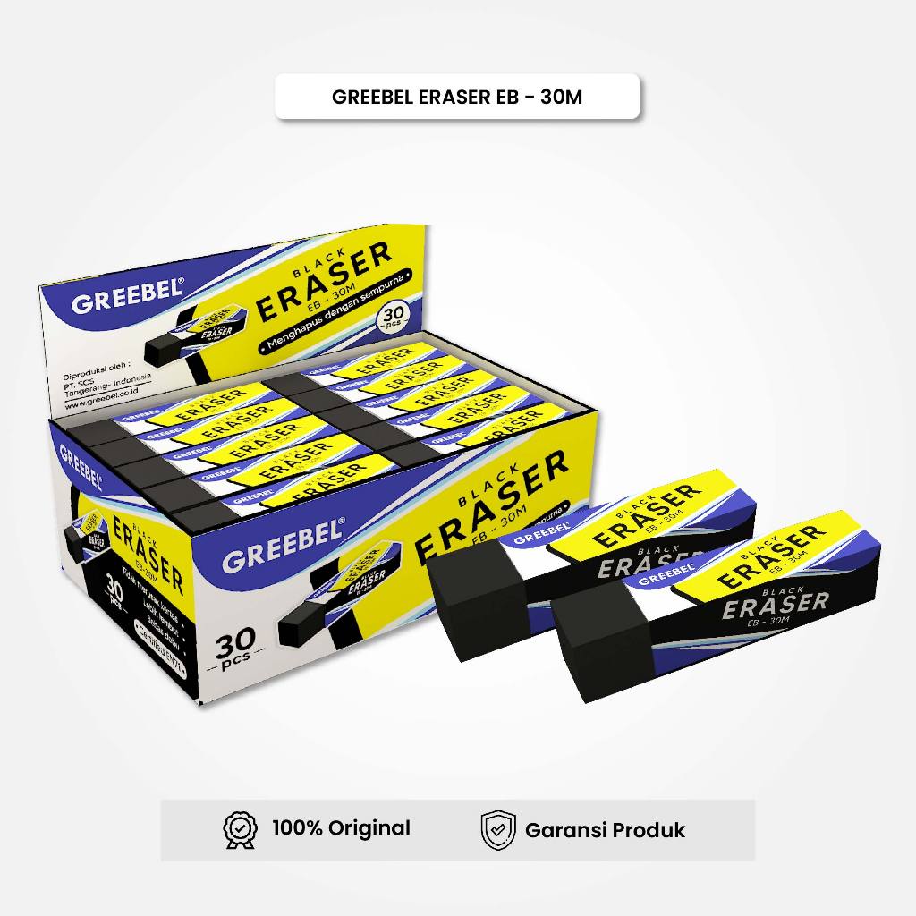 

Eraser Stip Hapusan GREEBEL (EB-30M) / Penghapus Pensil