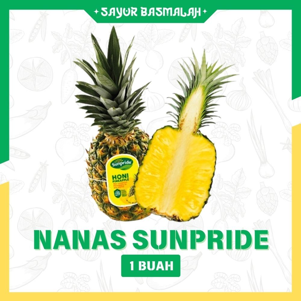 

Nanas Sunpride Fresh 1 Buah - Sayur Basmalah