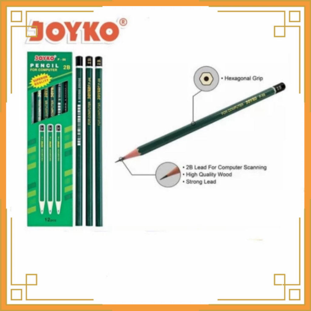 

JOYKO Pensil 2B hijau P-88 perkotak isi 12 pcs