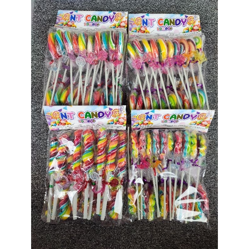 

paket permen lollipop 4 cm mix hadiah cincin 1 paket isi 80 pcs