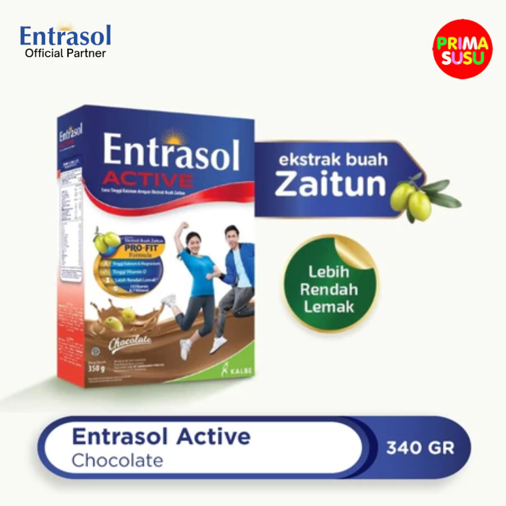 

Entrasol Active 350 Gr, Cokelat, Mochaccino, Vanila
