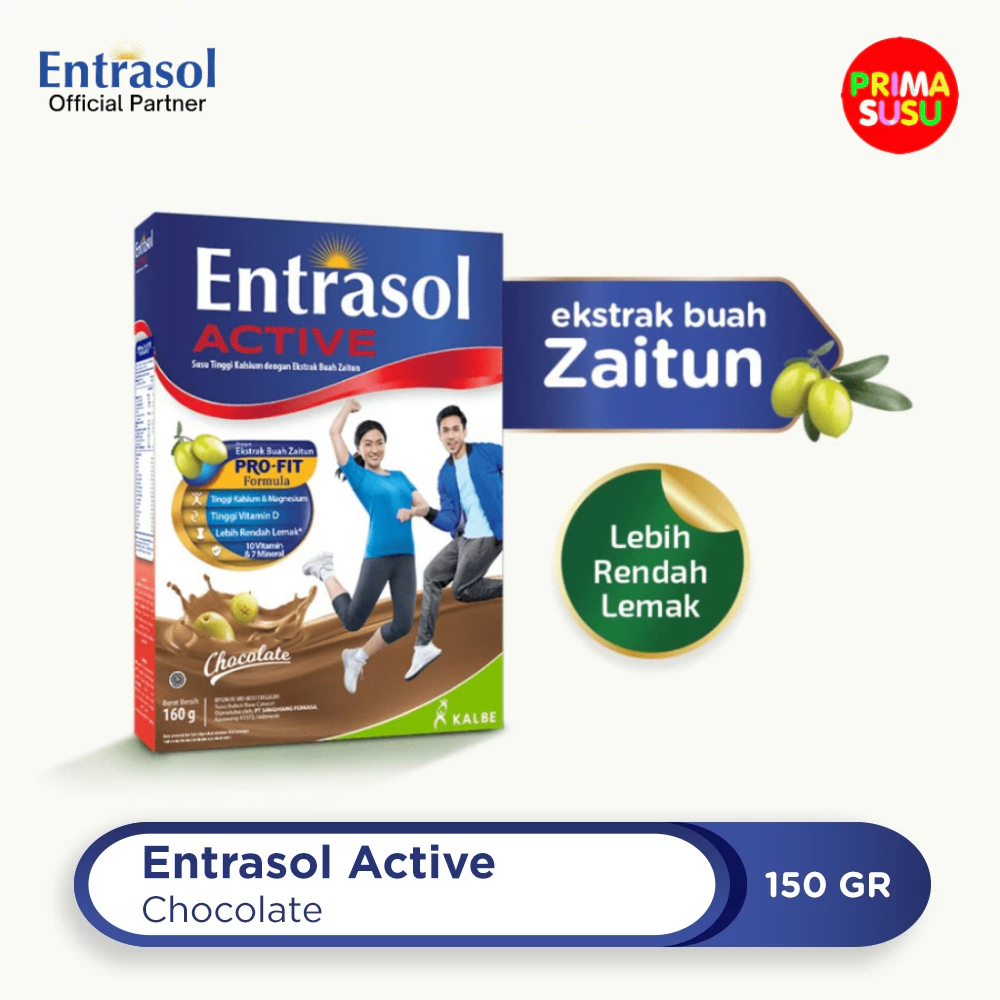 

Entrasol Active 160 Gr, Cokelat, Vanila