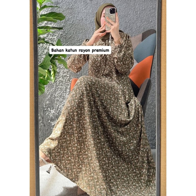 Amara Daster - Yumna Series - Aurora - Mayar dress by Jannat. Id ready siap kirim