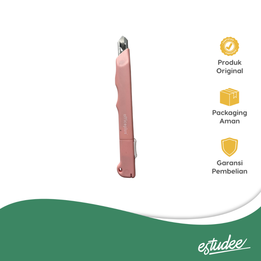 

ESTUDEE OFFICE-P CUTTER COMFORT GRIP PLASTIC 9MM 30DGR OP-C016 PINK