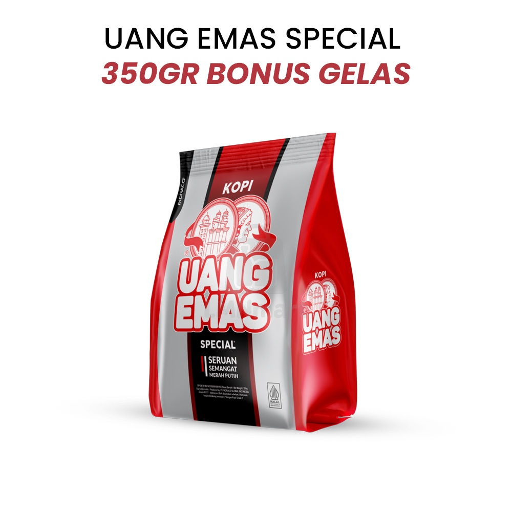 

UANG EMAS Kopi Bubuk Special 350gr | Kopi Hitam Asli Tradisional Rasa Kuat Wangi Aromatik