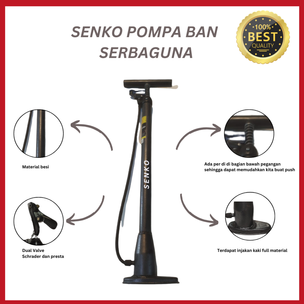 Pompa ban sepeda dan motor / Pompa ban motor / Pompa sepeda / Pompa ban sepeda / pompa ban mobil /