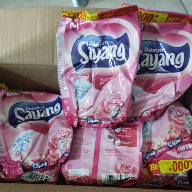 1 Dus Detergent Sayang 220g isi 36pcs