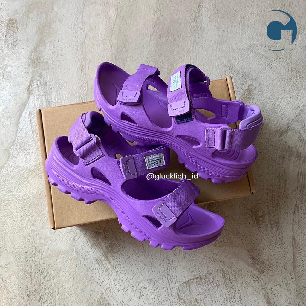 Suicoke, Wake Slipper Strap Sandal in Purple
