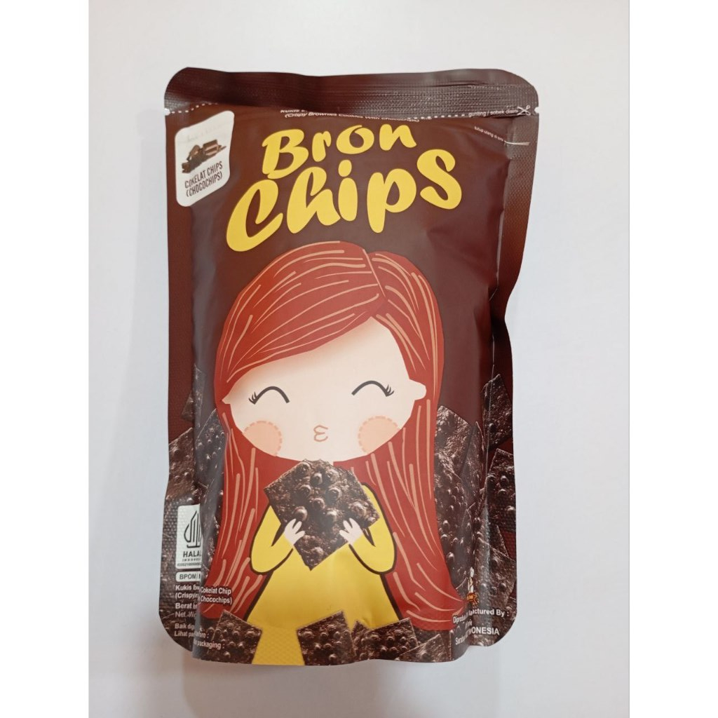 

BRON CHIPS KUKIS BROWNIES KRISPI DENGAN COKELAT