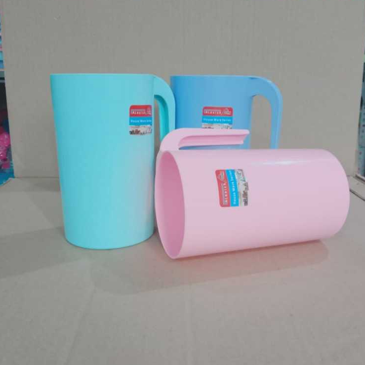 TEBAL BANGET  3 pcs Gelas Plastik / Gelas Es / Gelas Plastik Es / Mug Tebal / Gelas Minum By store f