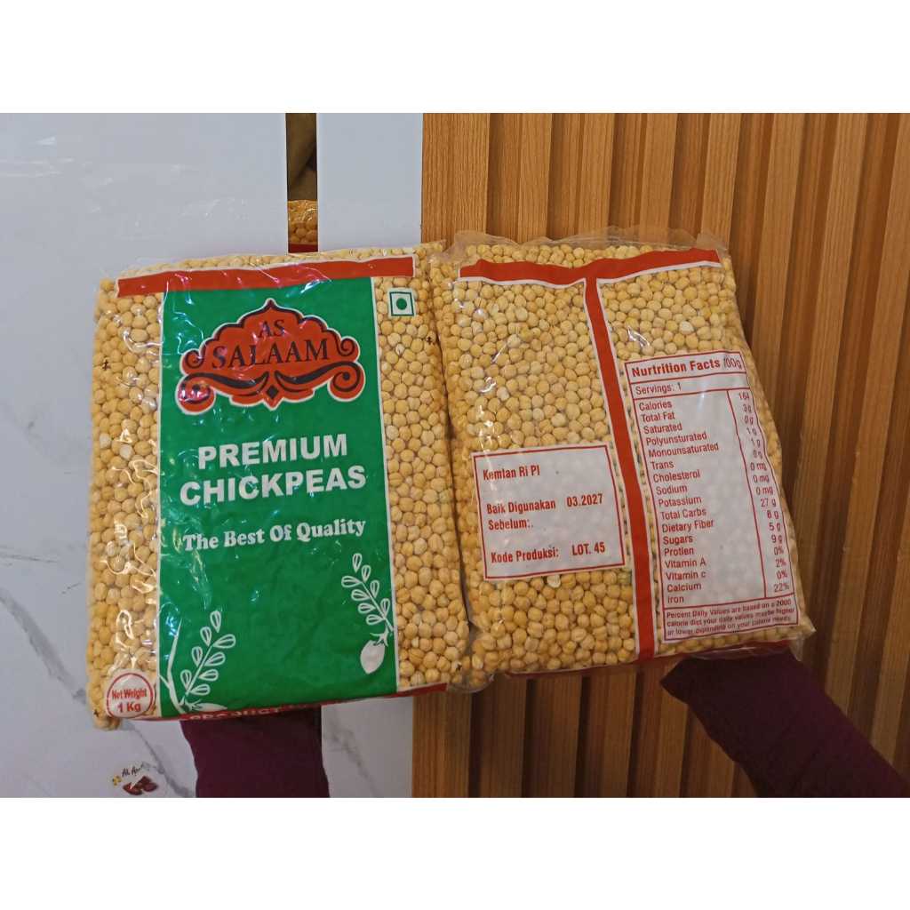 

Kacang arab/chickpeas 10x1kg/kacang arab renyah