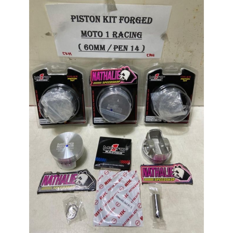 PISTON MOTO 1 FORGED PEN 14 ( 60 / 65 ) - ORIGINAL