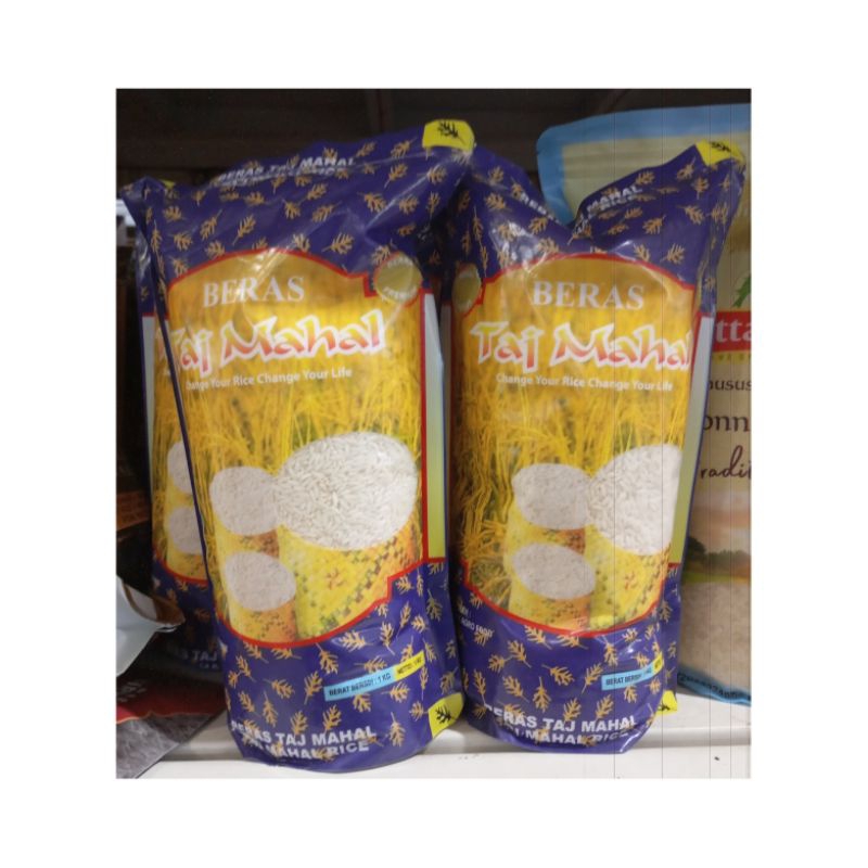 

BERAS TAJ MAHAL 1 KG ISI 2 PCS