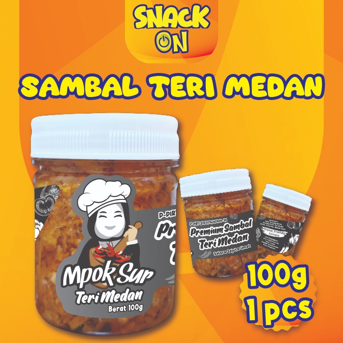 

Sambal Mpok Sur Sambal Teri Premium 100gr