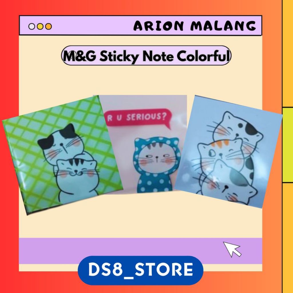 

M&G Sticky Note Colorful AS33V119