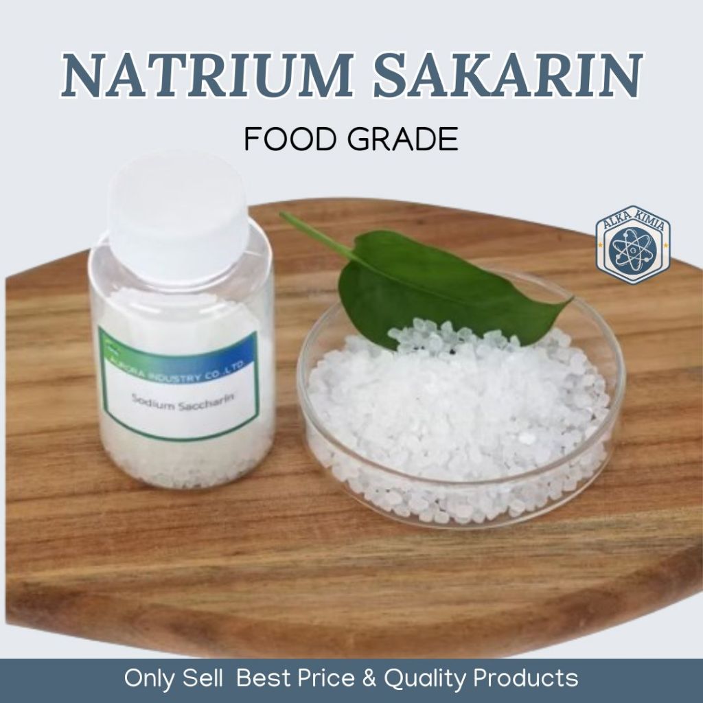 

Sakarin Food Grade 100gr / Saccharine Sodium Water Soluble / Pemanis Rendah Kalori Food Grade