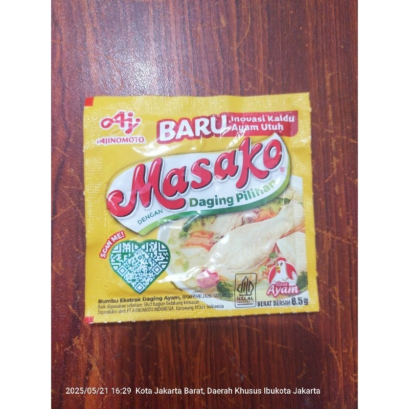 

AJINOMOTO MASAKO AYAM 8.5 gr