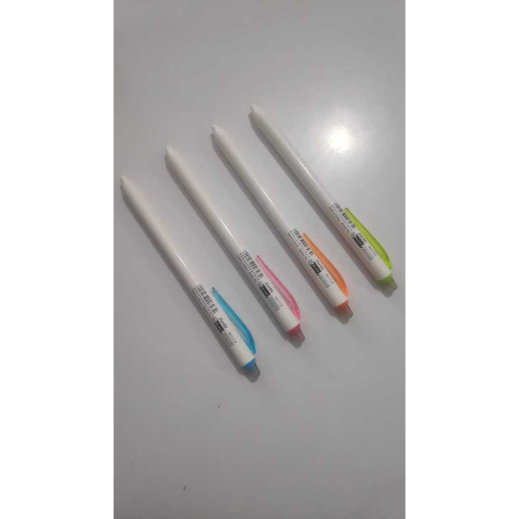 

(PCS) BANTEX Pulpen Erasable Gel Pen 0.5mm Black BG1119