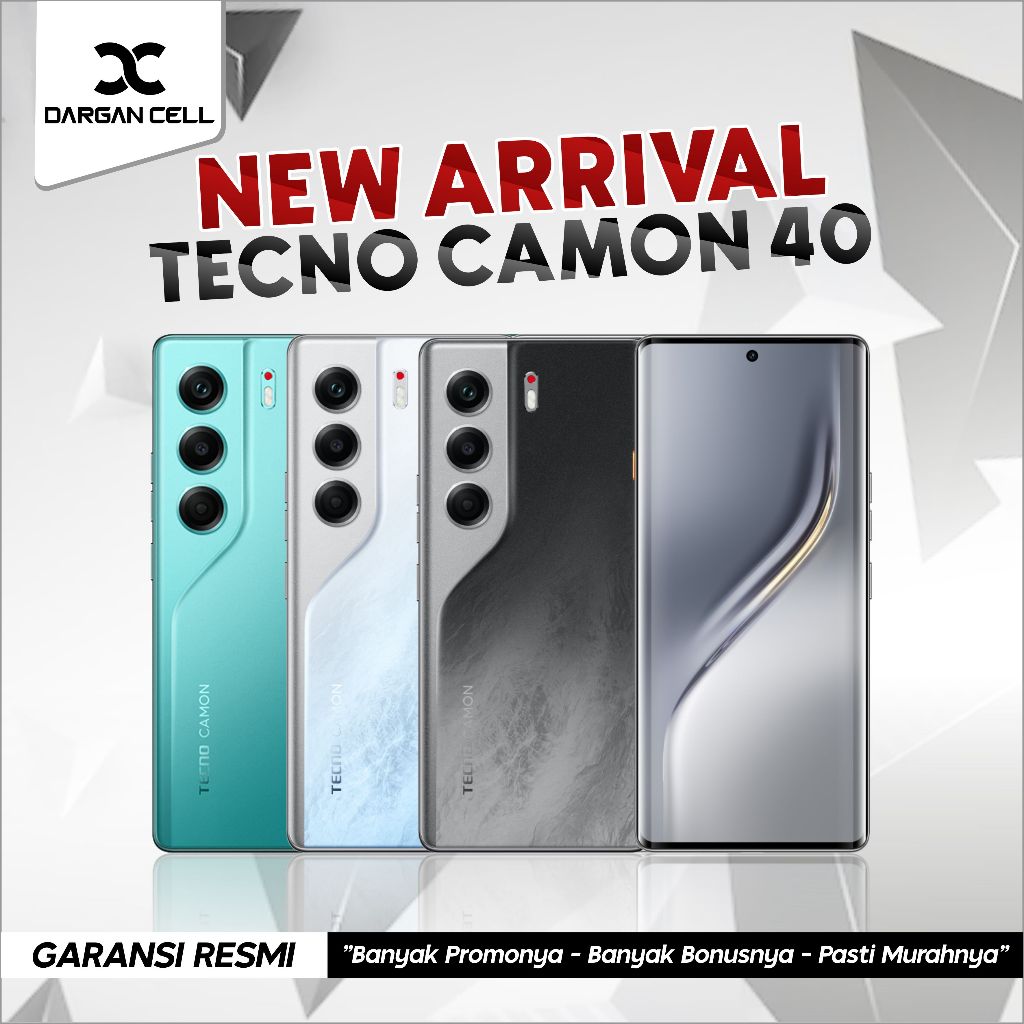 TECNO CAMON 40 8/256GB | HELIO G100 ULTIMATE | 50MP SONY LLYT 700C CAMERA | 5200mAh 45W