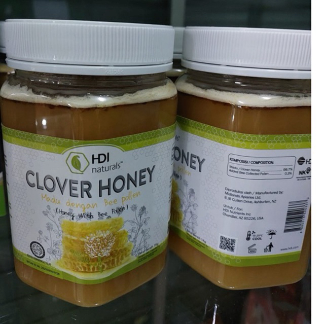 Madu Clover Honey 1 KG hdi Clover Honey asli 100%