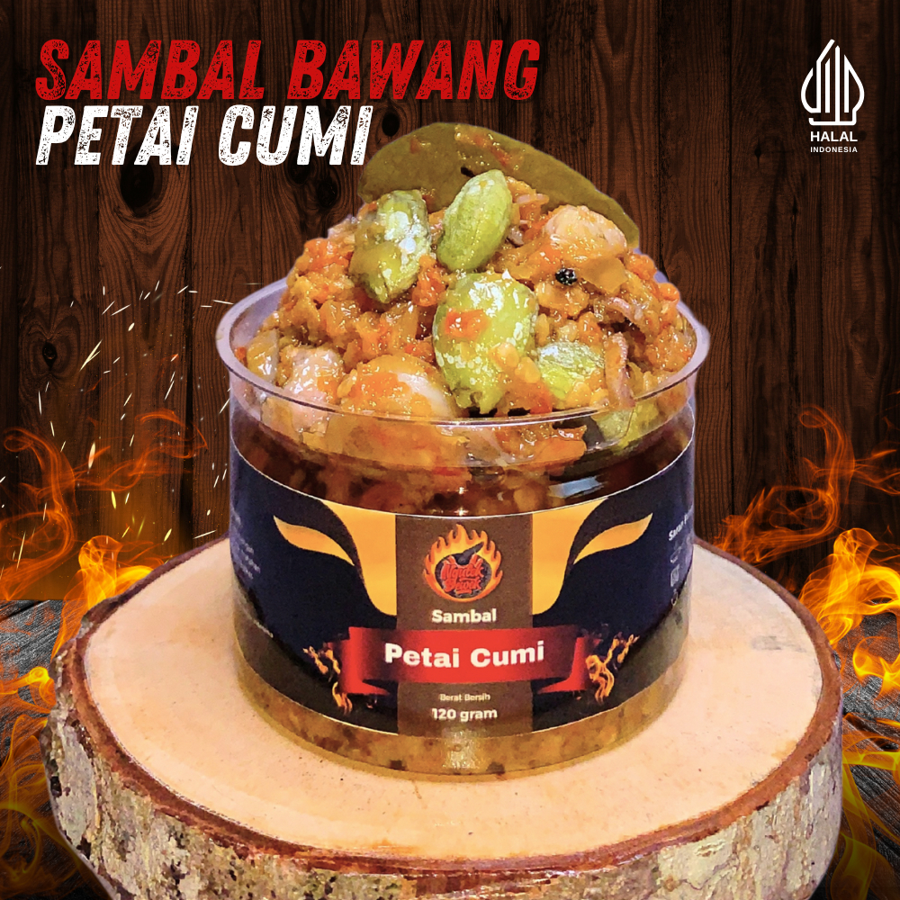 

Sambal Bawang Petai/Jengkol/Jambal/Ayam Suwir/Cumi/Teri Sambal Ngulek Dewek