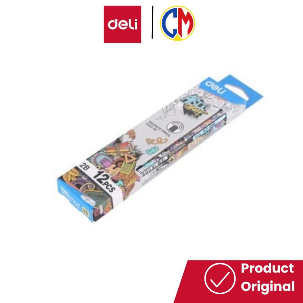 

Deli Graphite Pencil 2B EU53300 / Pensil 2B