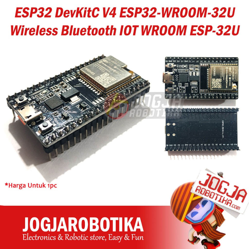 ESP32 DevKitC V4 ESP32-WROOM-32U Wireless Bluetooth IOT WROOM ESP-32U
