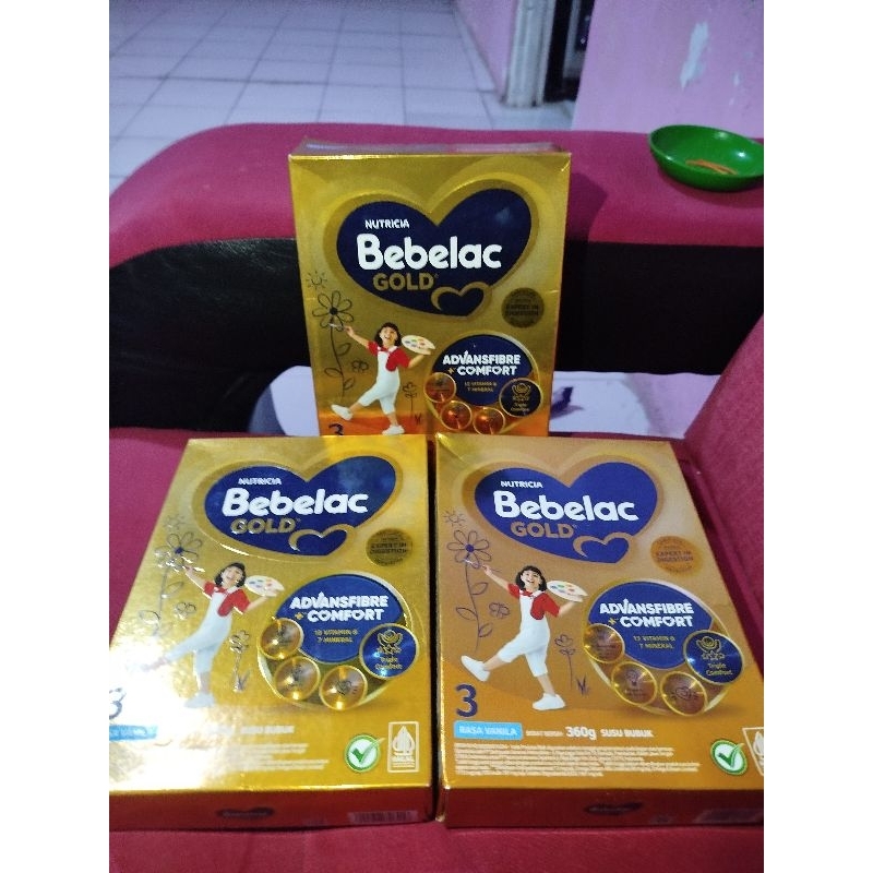 

Bebelac Gold 3 Vanila 360gram SUSU BUBUK