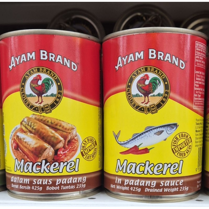 

Mackerel Dalam Saus Padang AYAM BRAND Mackerel In Padang Sauce 425g - HK.