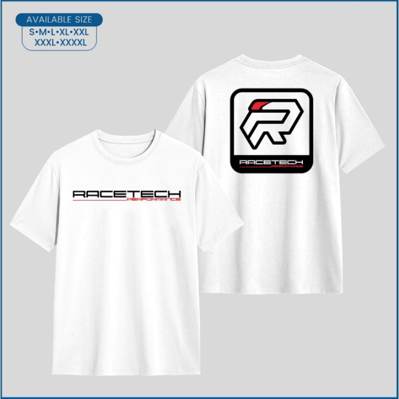 Tshirt Kaos Racetech Performance Lengan Pendek 24s