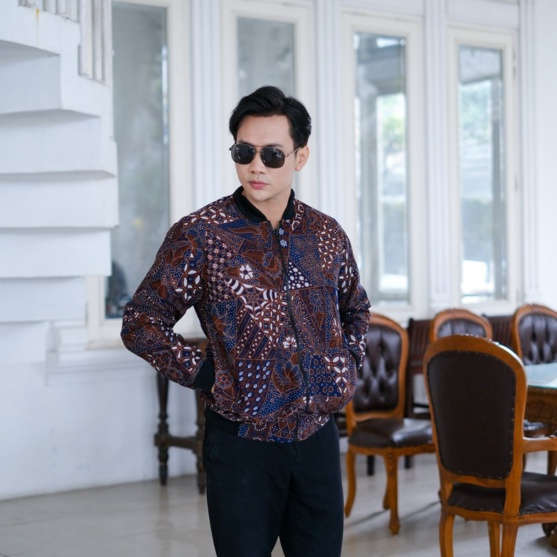 NOA - Jaket Batik Bomber Unisex | Jaket Bomber Batik
