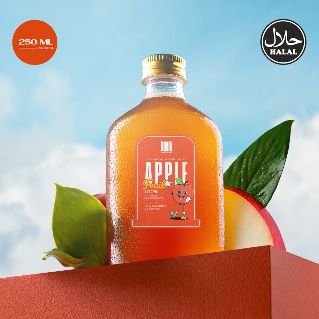 

Fermentia Kombucha Apel 250ml