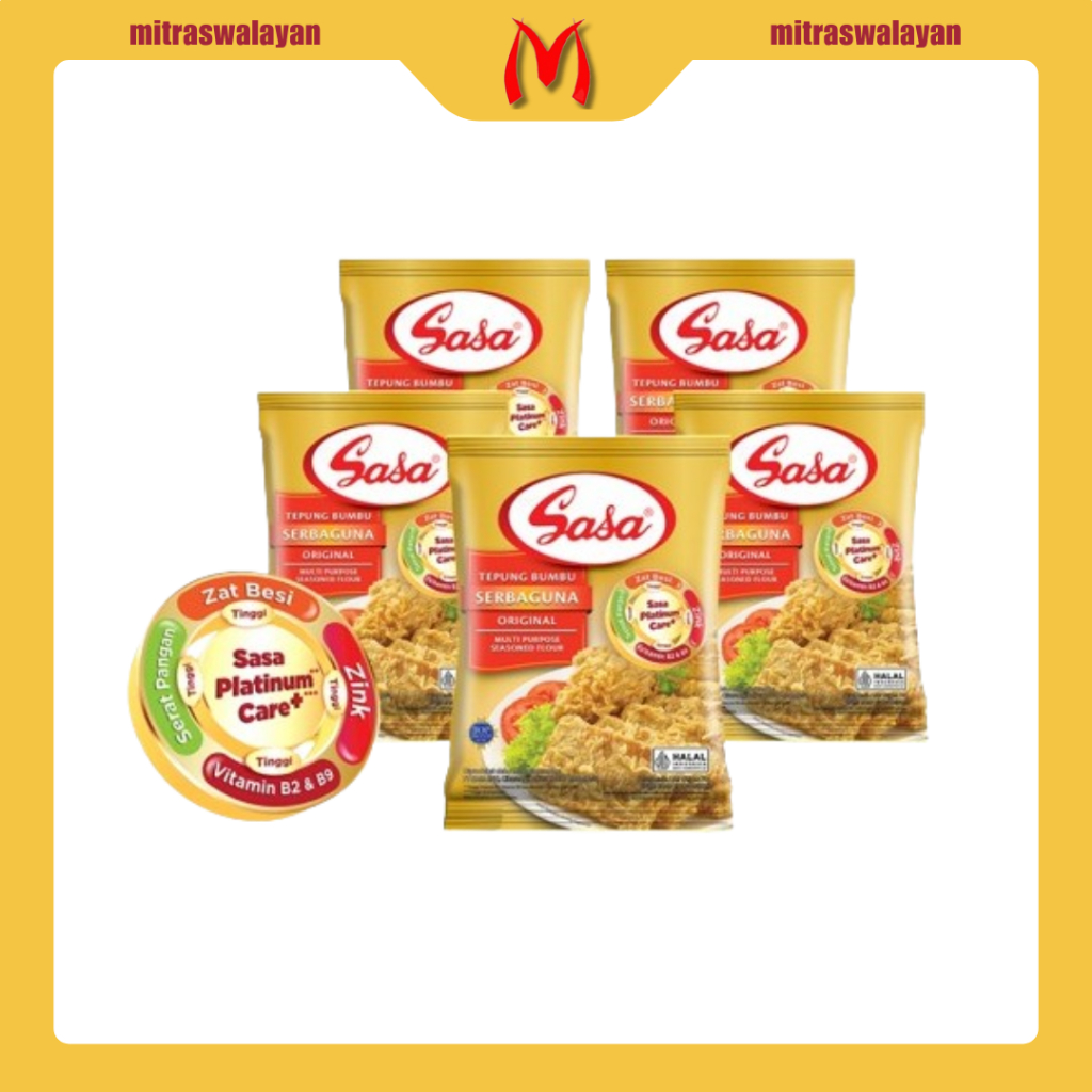 

SASA Tepung Serbaguna 1 Renceng isi 10 @32 gr