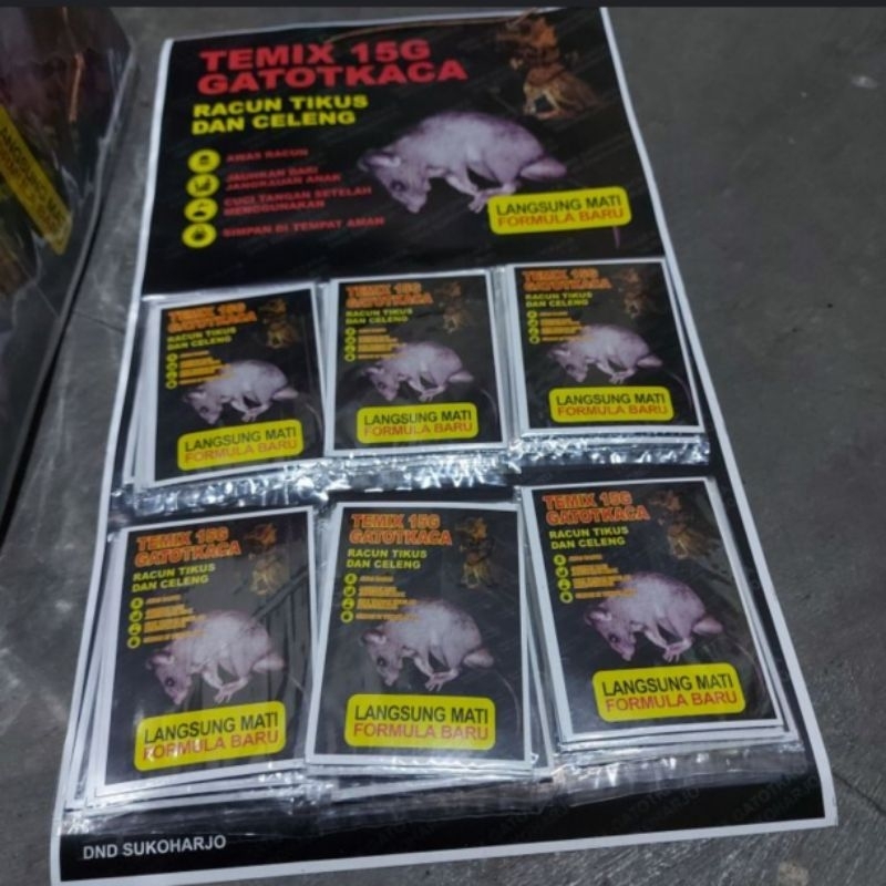 TEMIX GATOT KACA ORIGINAL NEW RACUN TIKUS BABI CELENG AMPUH TERBUKTI MEMBASMK HAMA TEMIX