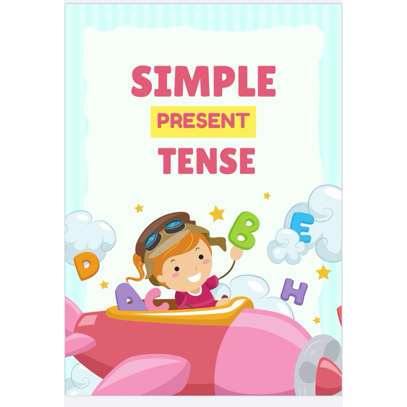 E-worksheet Simple Present Tense Interaktif untuk Anak Usia 6-7 Tahun atau Kelas 1 SD