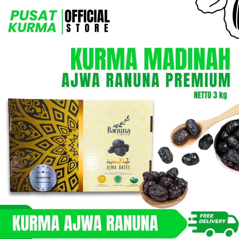 

KURMA AJWA RANUNA PREMIUM ORGANIK 3 KG